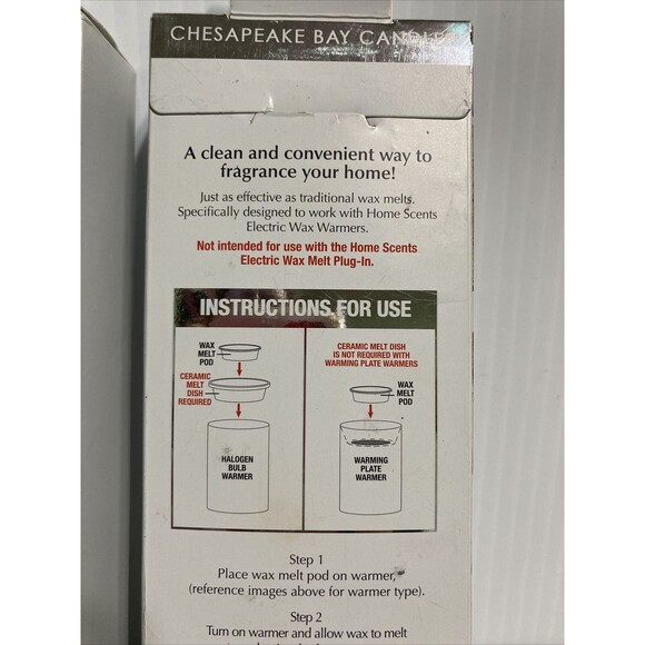Chesapeake Bay Candle Home Scents Wax Melt pods NEW in box - Picture 7 of 11